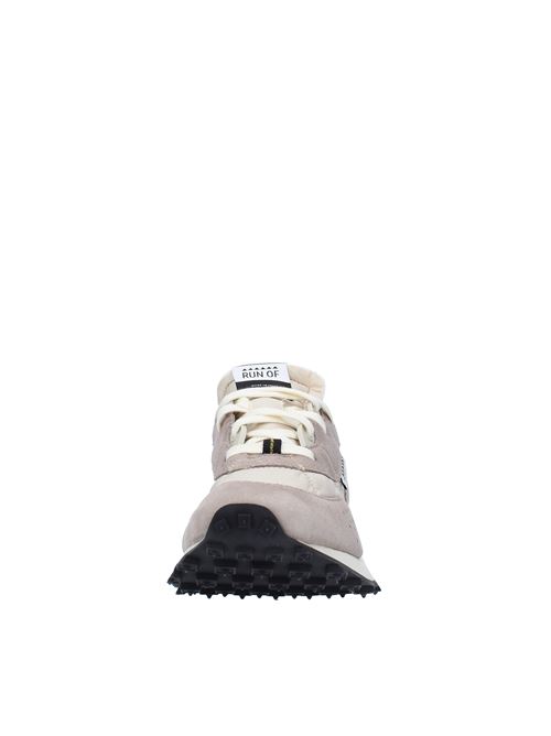Sneakers modello 40282 RUN OF in pelle camoscio e tessuto RUN OF | 40282BEIGE